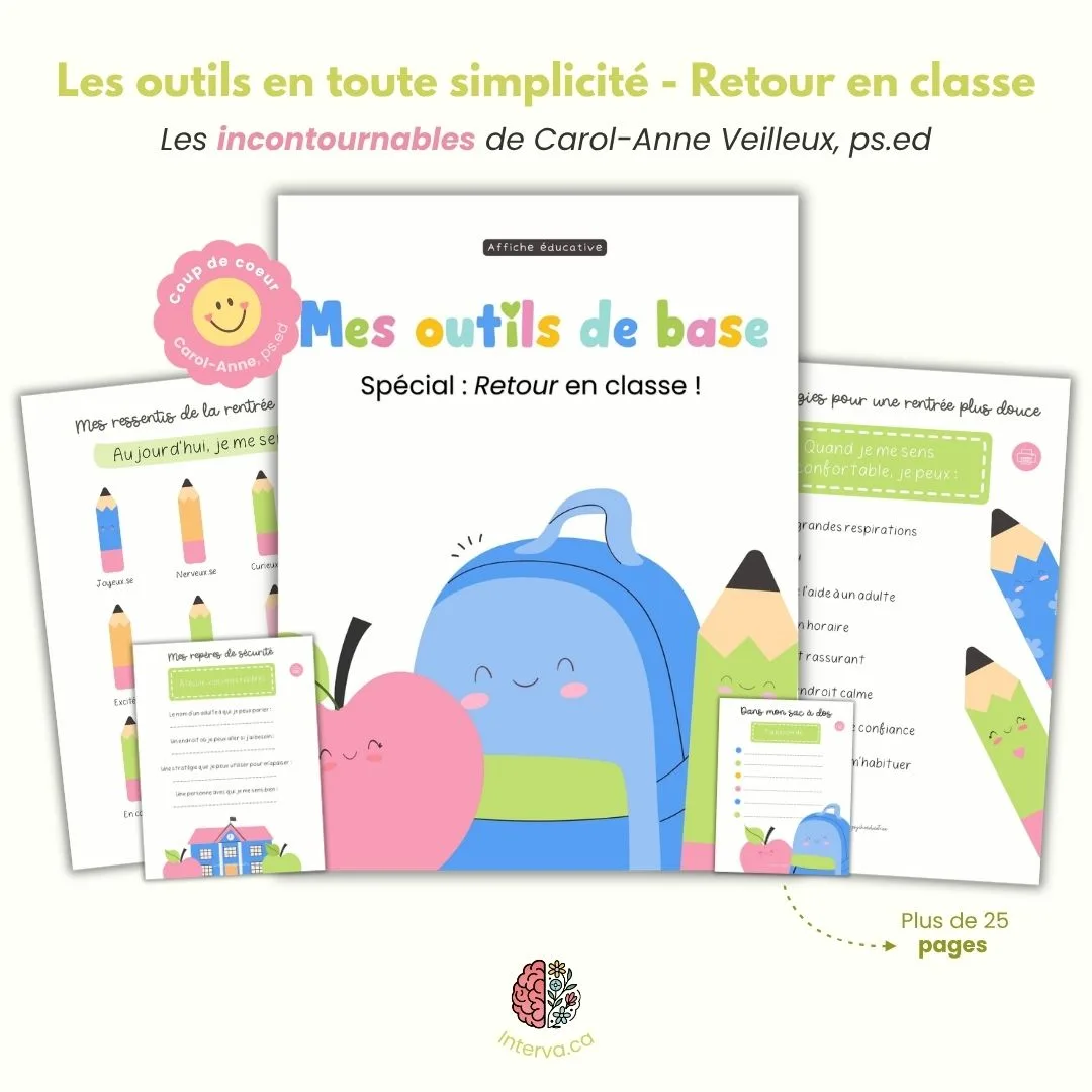 Mes outils de base - Retour en classe