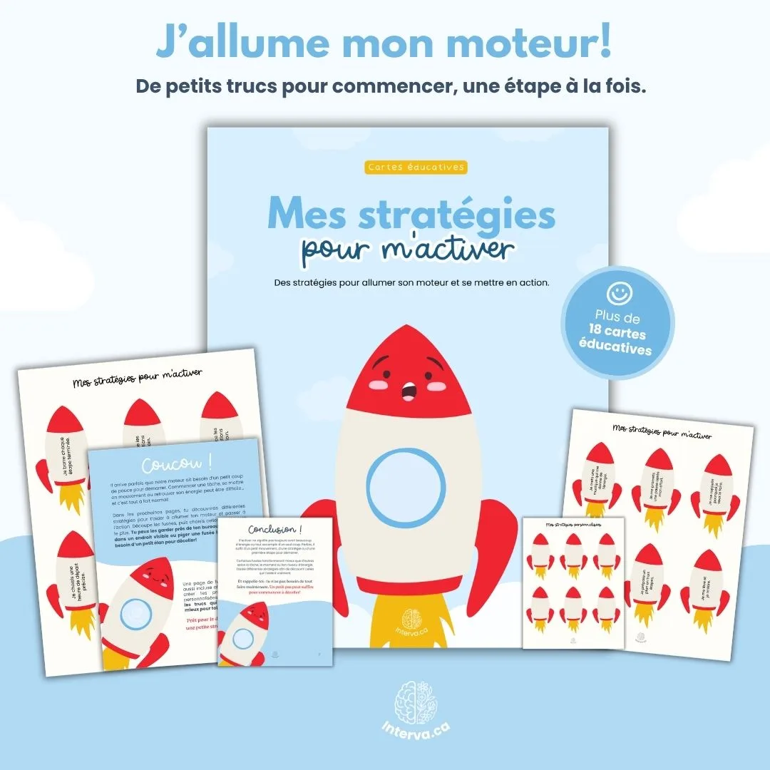 Mes stratégies pour m'activer