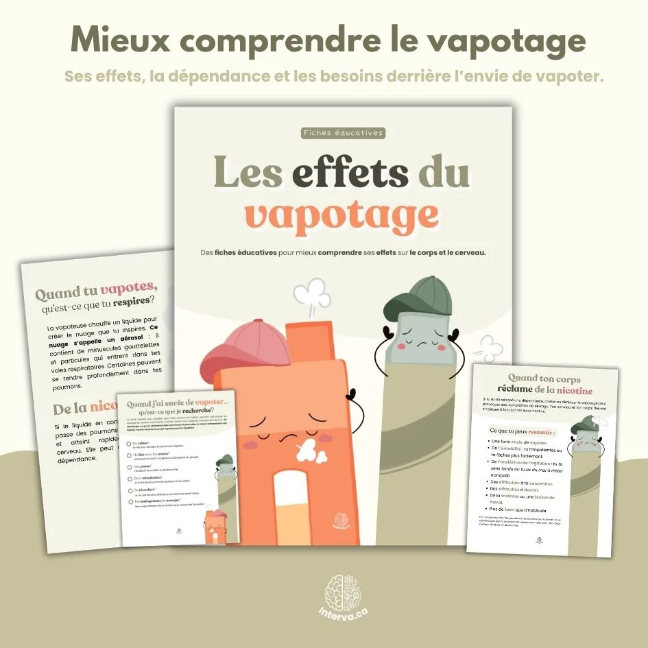 Les effets du vapotage